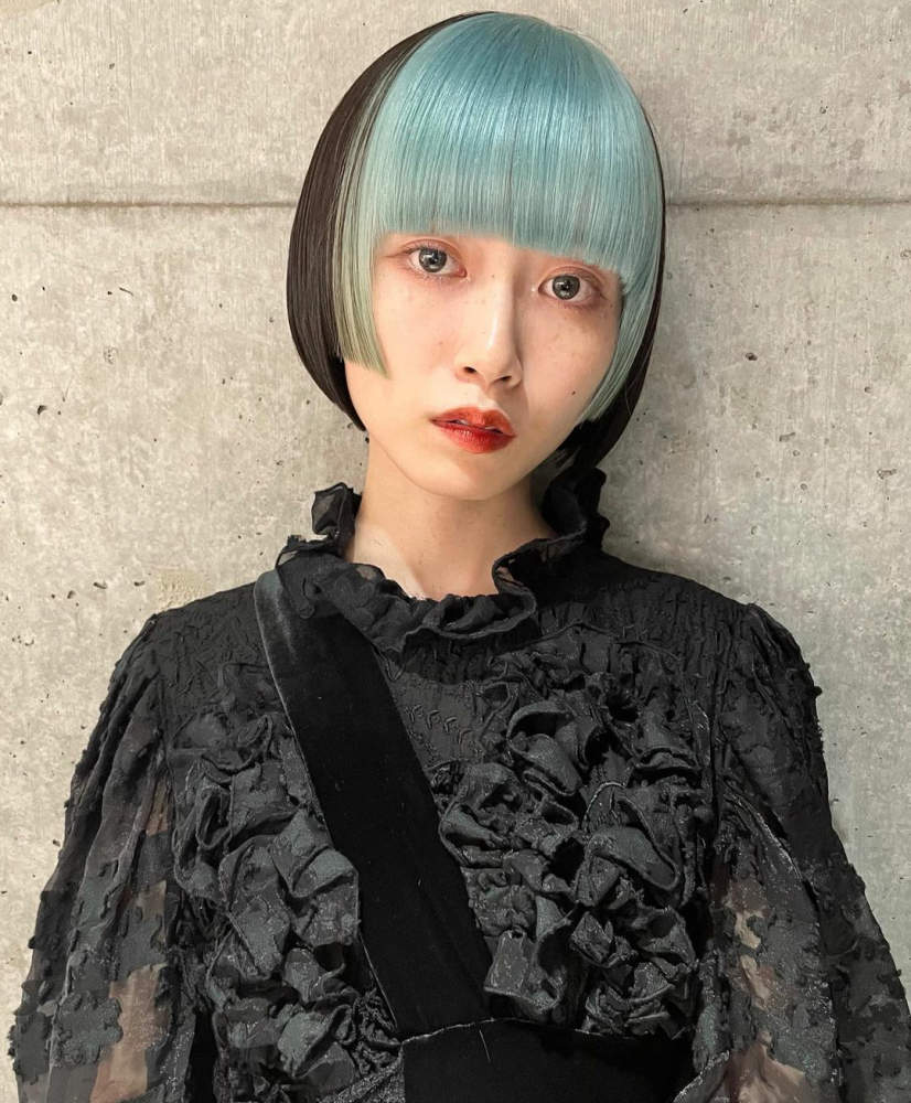 千万不要随便染齐刘海