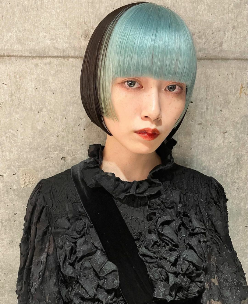 千万不要随便染齐刘海