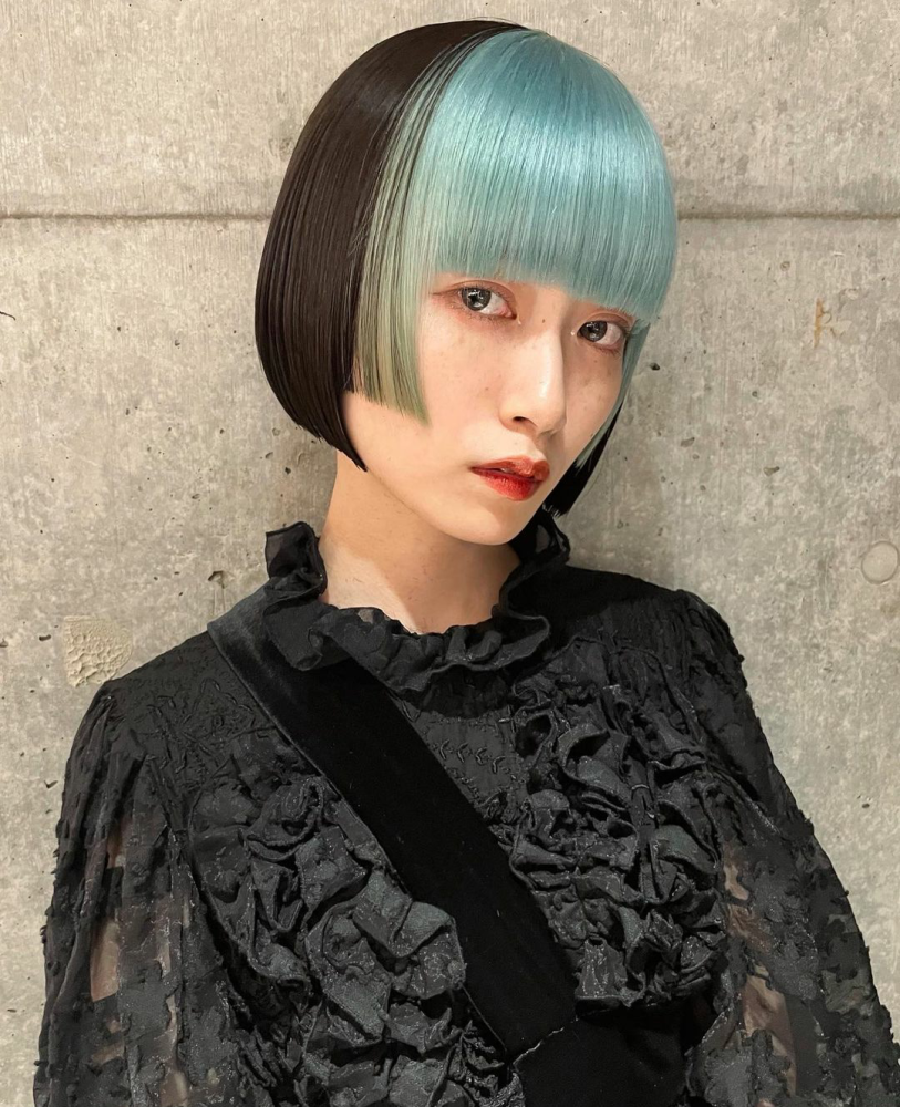 千万不要随便染齐刘海