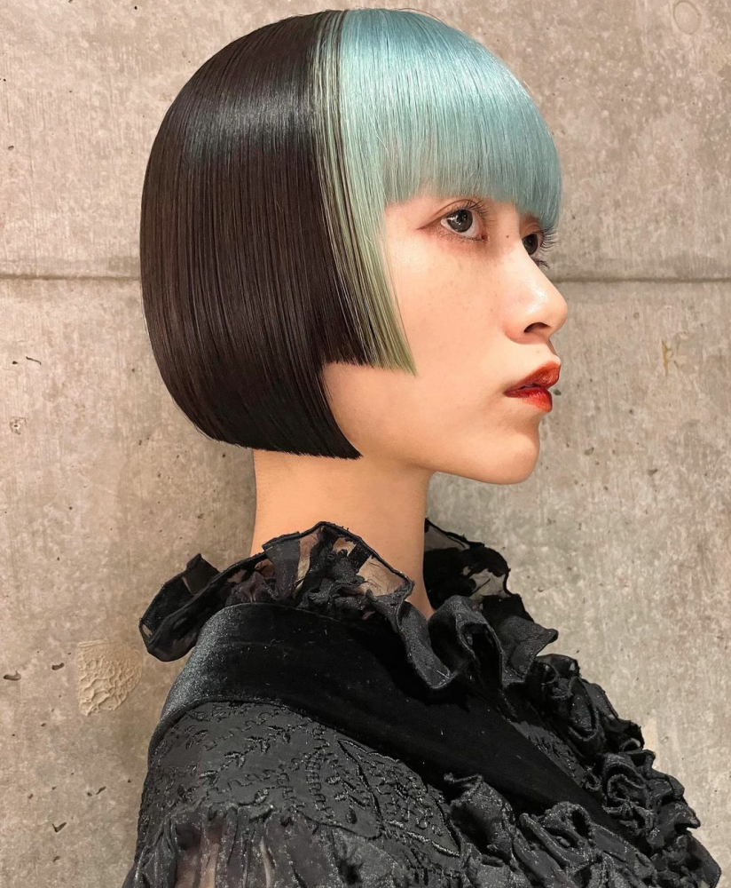 千万不要随便染齐刘海