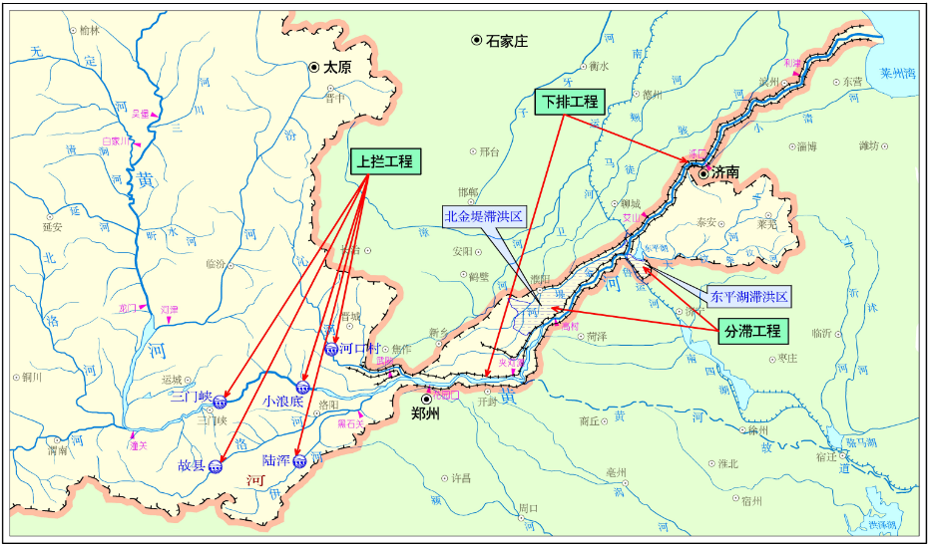 东庄水库淹没区域图图片