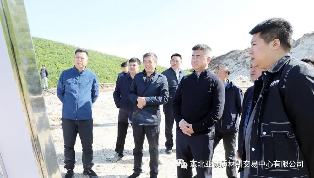 海城市委书记高雪松到牌楼镇调研矿山生态修复工作
