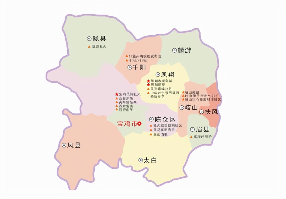 陕西省的区划调整10个地级市之一宝鸡市为何有12个区县