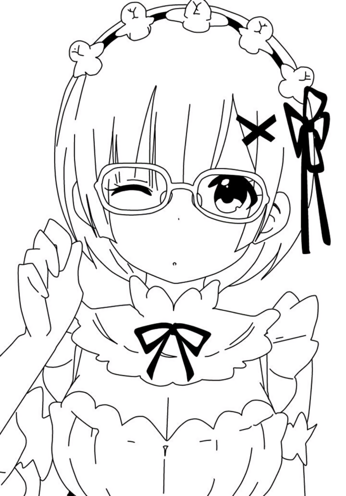 绘画技能分享|线稿分享第65期——《re:0》新手练习线稿_腾讯新闻