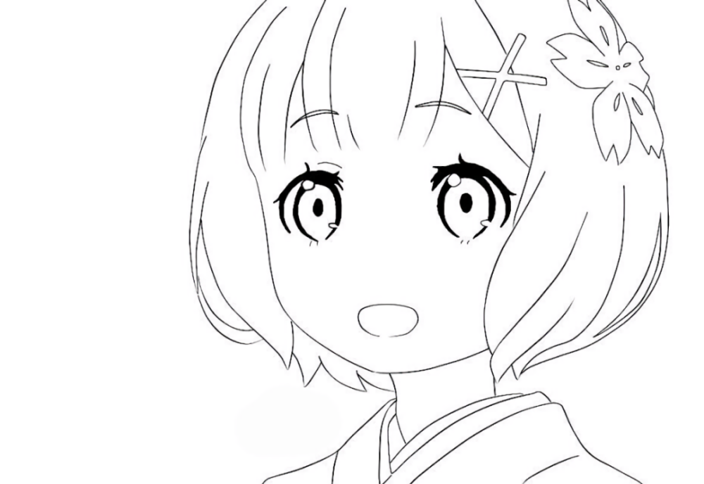 绘画技能分享|线稿分享第65期——《re:0》新手练习线稿_腾讯新闻