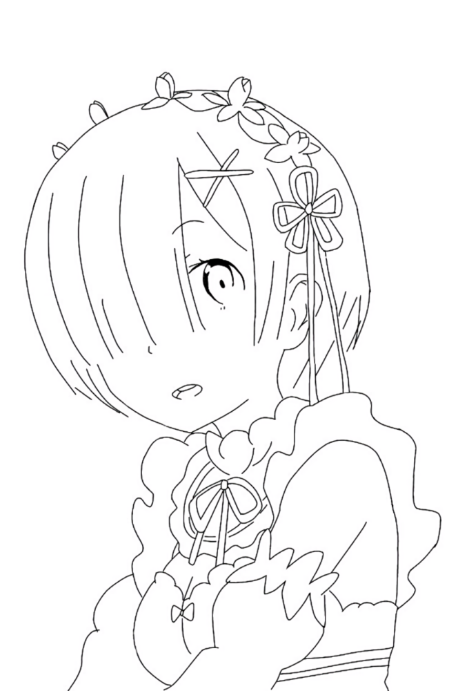 绘画技能分享|线稿分享第65期——《re:0》新手练习线稿_腾讯新闻