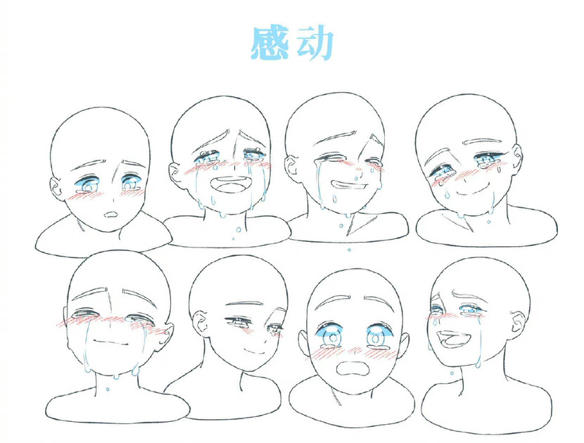 设计美学手绘人物表情和透视必备参考