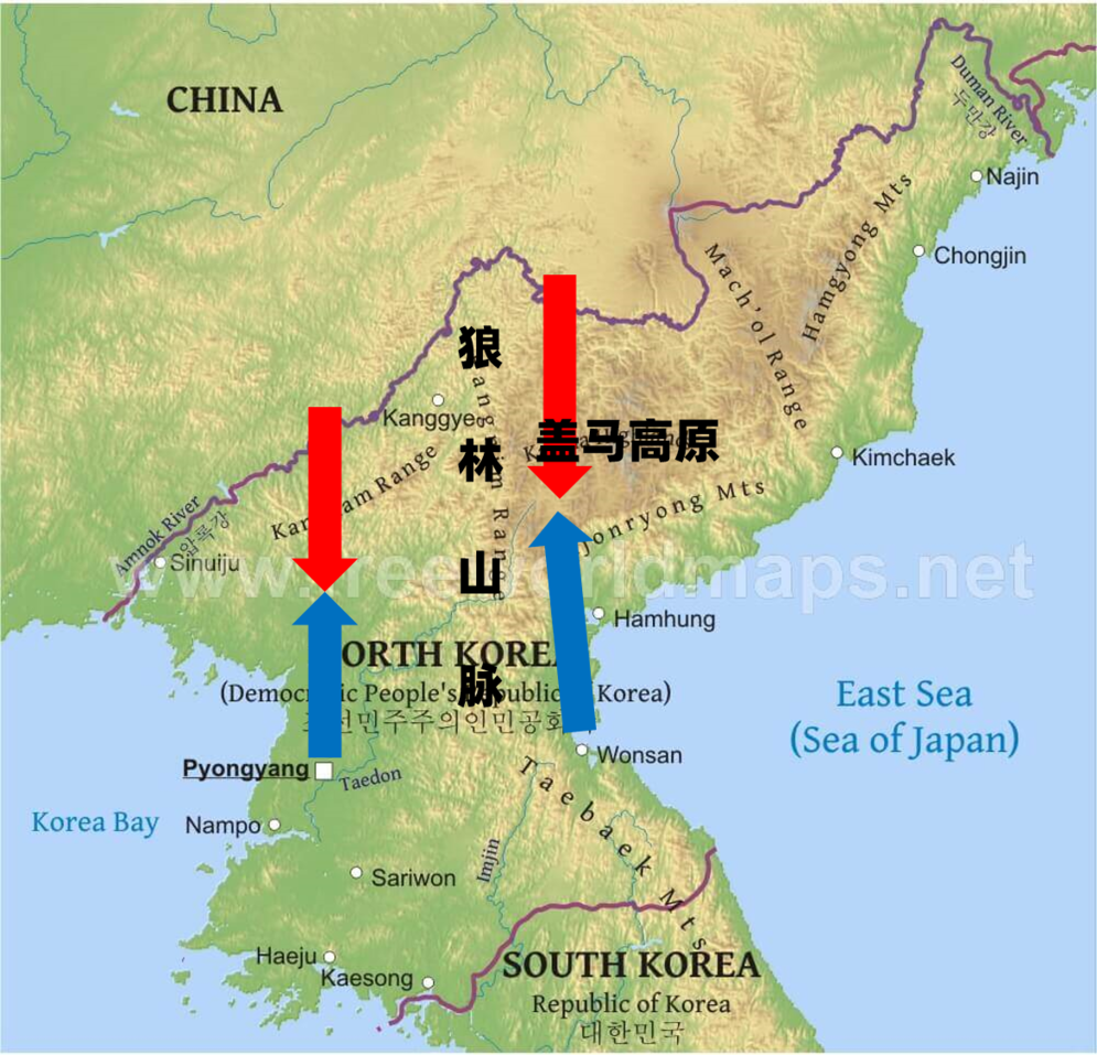 长津湖等高线地形图图片