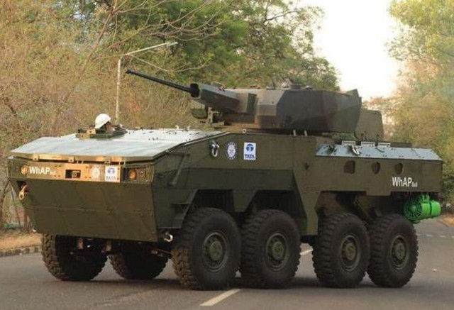 印度塔塔"红隼"装甲运兵车,很有特色的"印度制造"