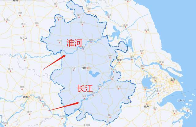 从安徽地图中,我们不难看出,淮南与淮北,虽然名字中都带着"淮"字,但是