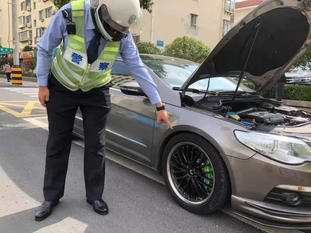 非法改装威海交警严查