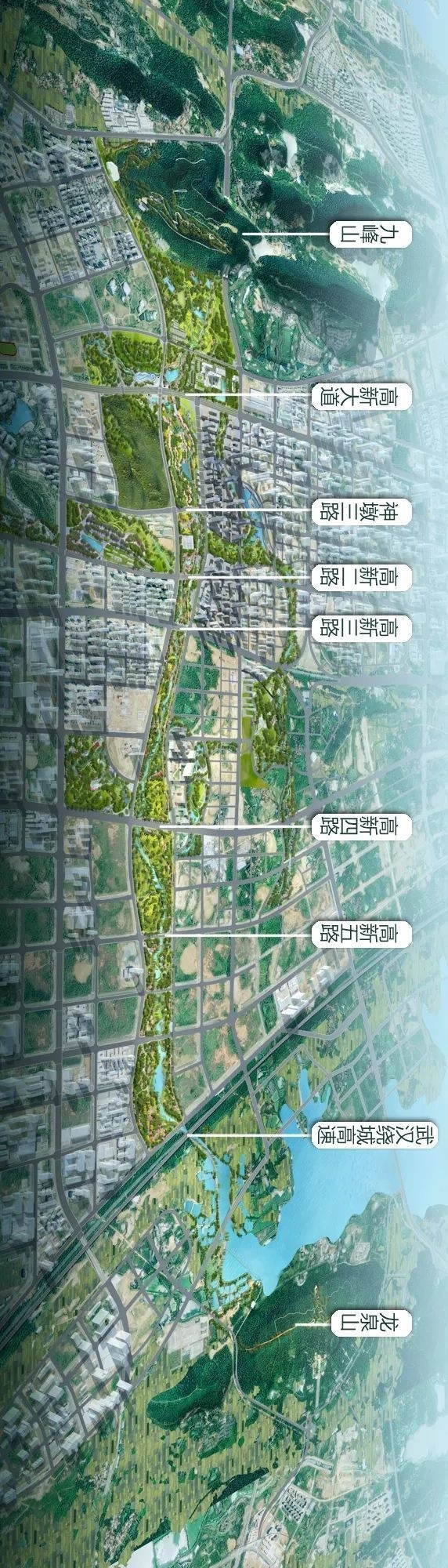 光谷塔年内点亮中央生态大走廊值得期待