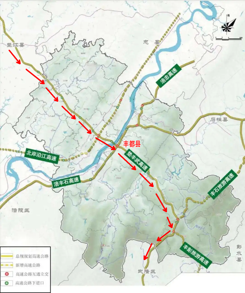 垫江县最新交通规划图图片