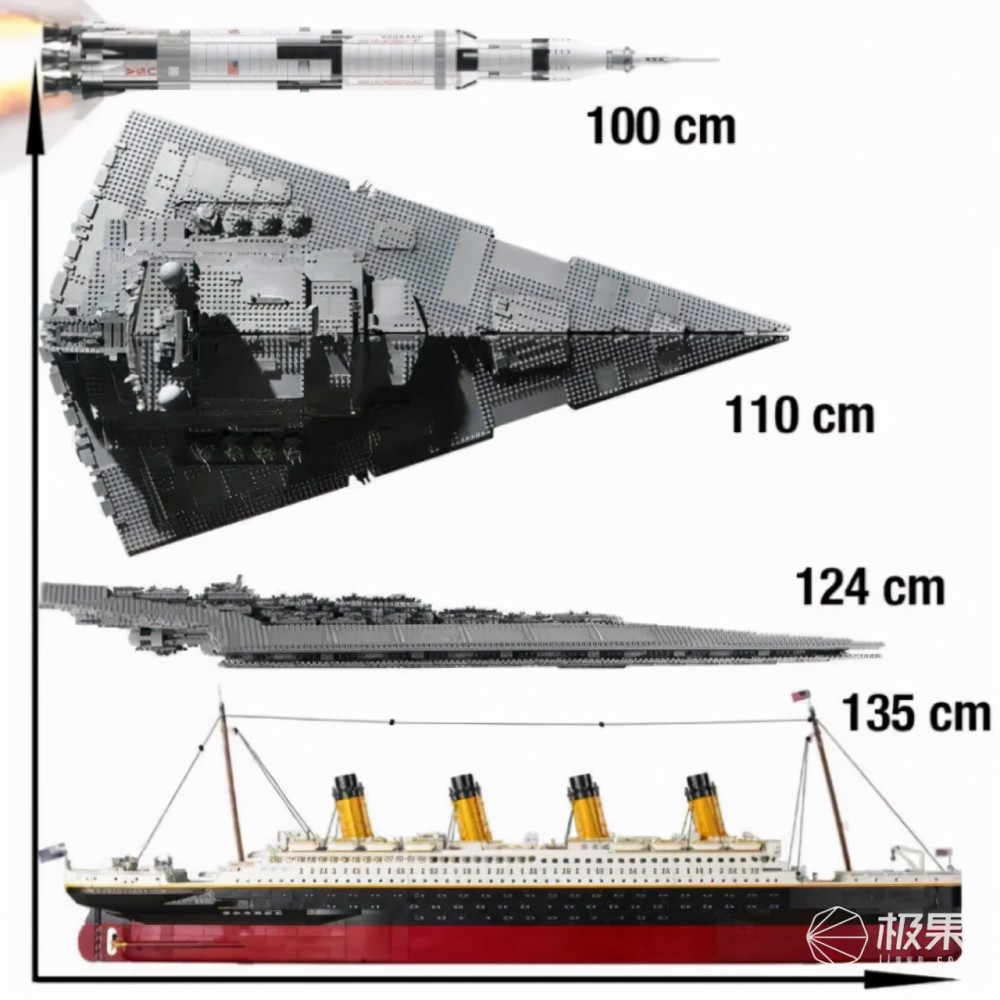 乐高135米的巨型套装发布深度复刻泰坦尼克号还有活塞发动机