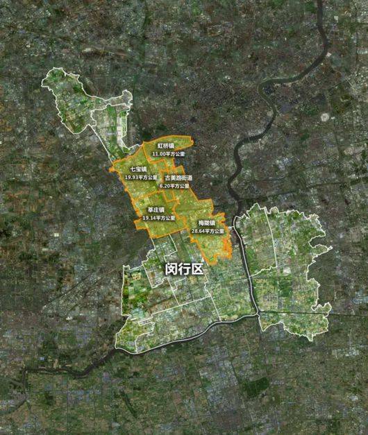 闵行主城片区中部板块单元规划草案公示中|闵行区|梅陇镇|上海|莘庄镇