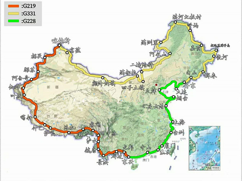 G351国道湖北段线路图图片