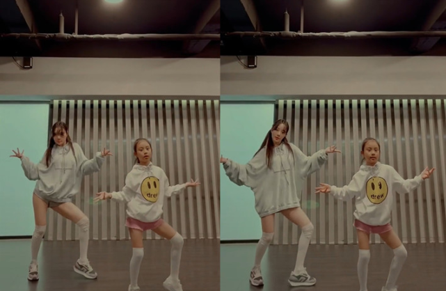 李小璐母女打卡动物园,穿t恤奶奶裤外八站姿抢镜,扎脏辫嘻哈范绝了