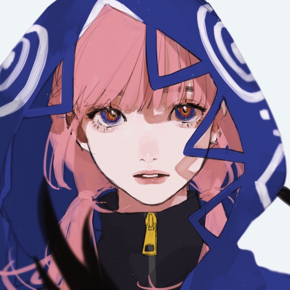 ins粉色系动漫女头