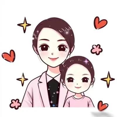 头像妈妈和女儿的卡通头像妈妈和女儿的卡通头像一左一右第569期