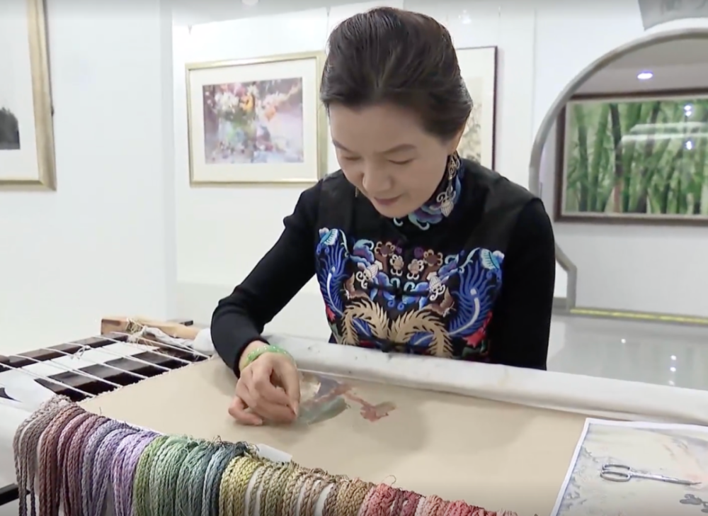 非遗传承姚建萍融百家之长传苏绣之美