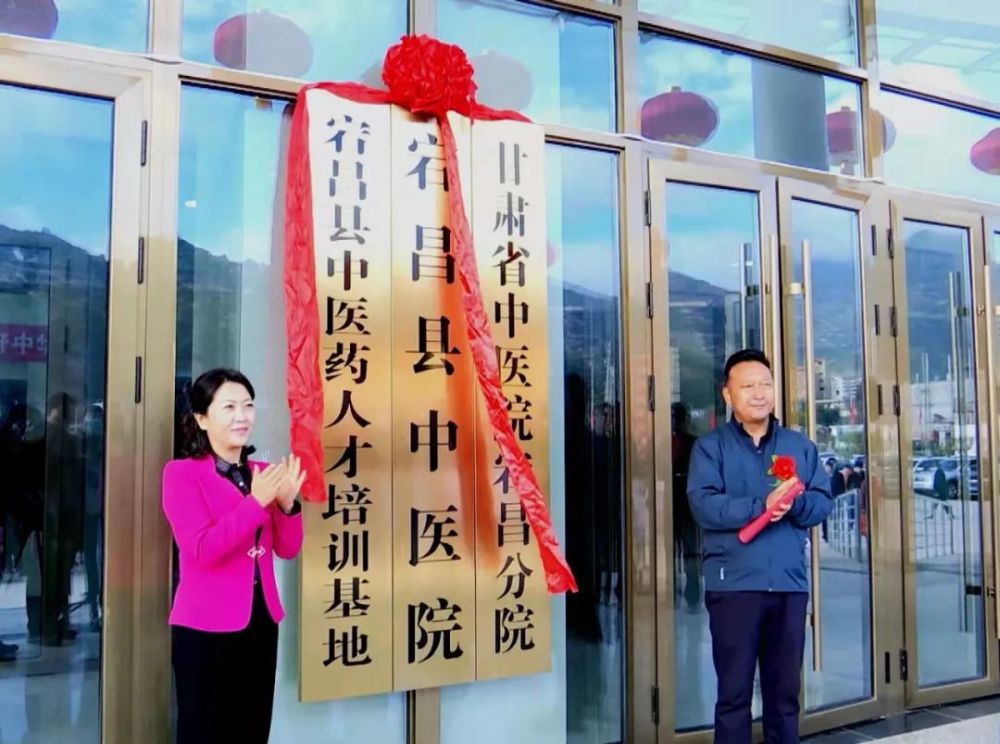 宕昌县举行中医院新院区落成运营仪式暨"世界中医药日"宣传活动,甘肃