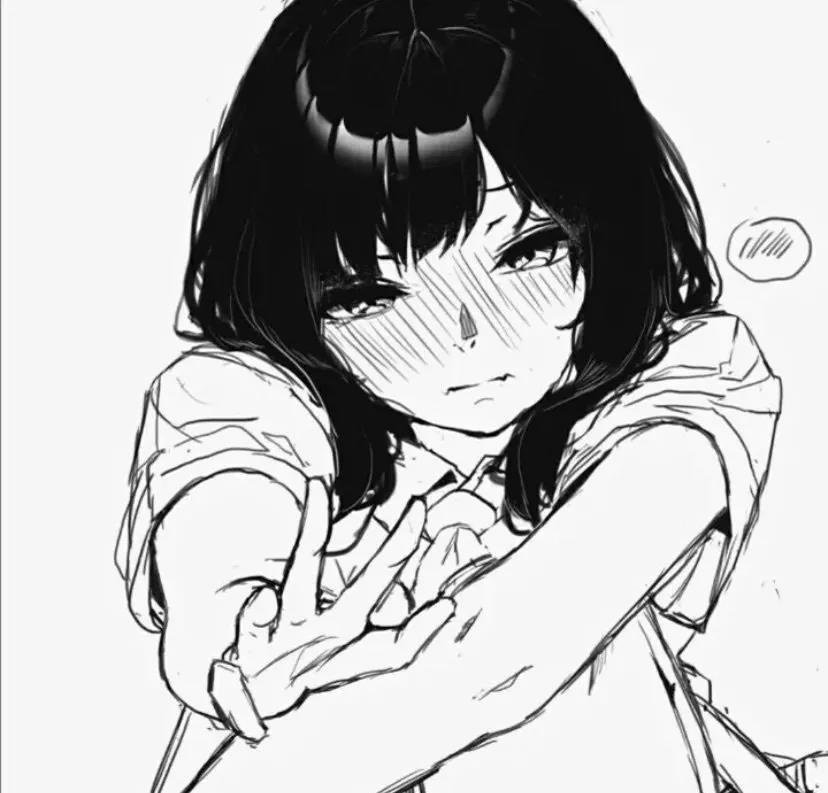 动漫女头:黑白丧系