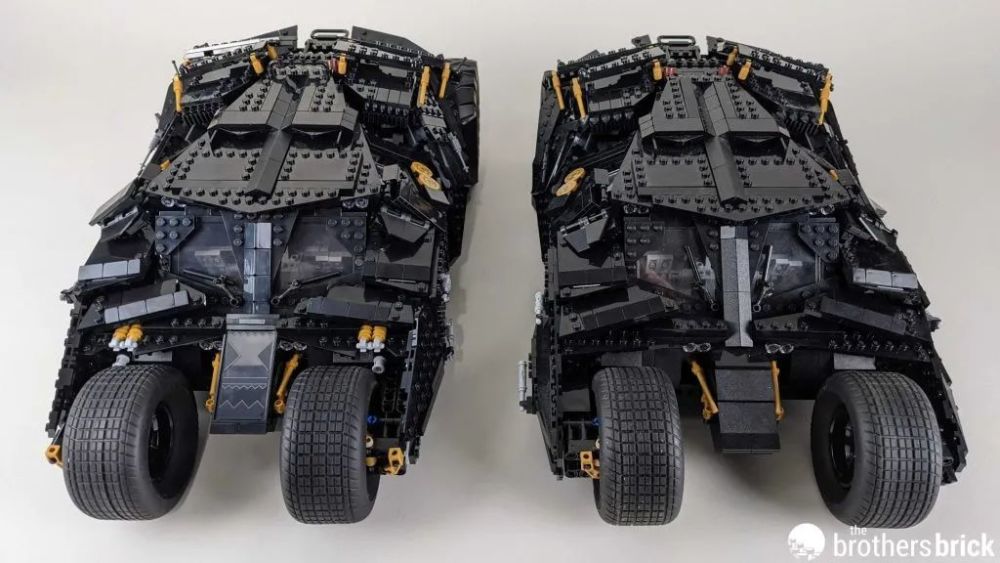 乐高复刻蝙蝠车76240新旧款对比测评到