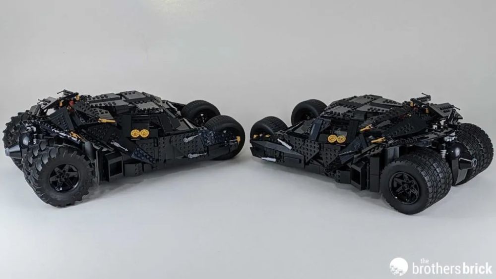 乐高复刻蝙蝠车76240新旧款对比测评到