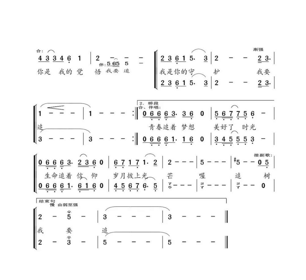 中国梦主题歌曲赏析追随