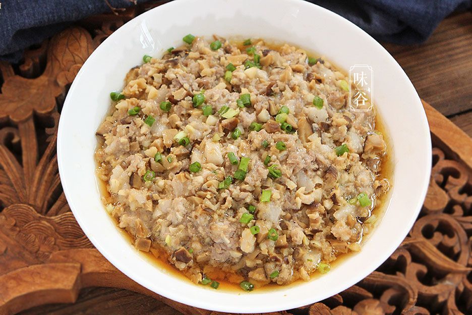 广东人都爱吃的蒸肉饼汁香肉滑十几分钟做一道营养好吃下饭