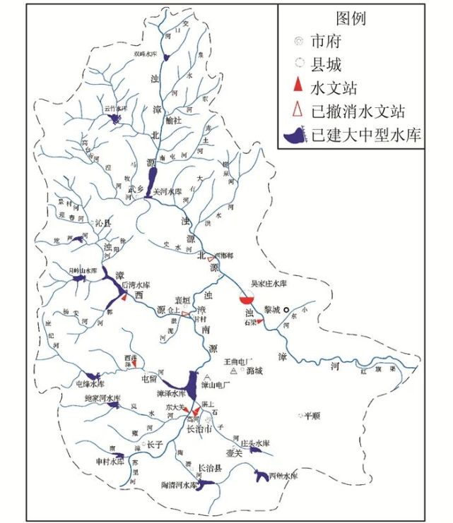 山西省河流分布图图片