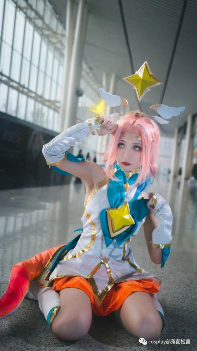 cos:英雄联盟星之守护者妮蔻cos正片@傻喵