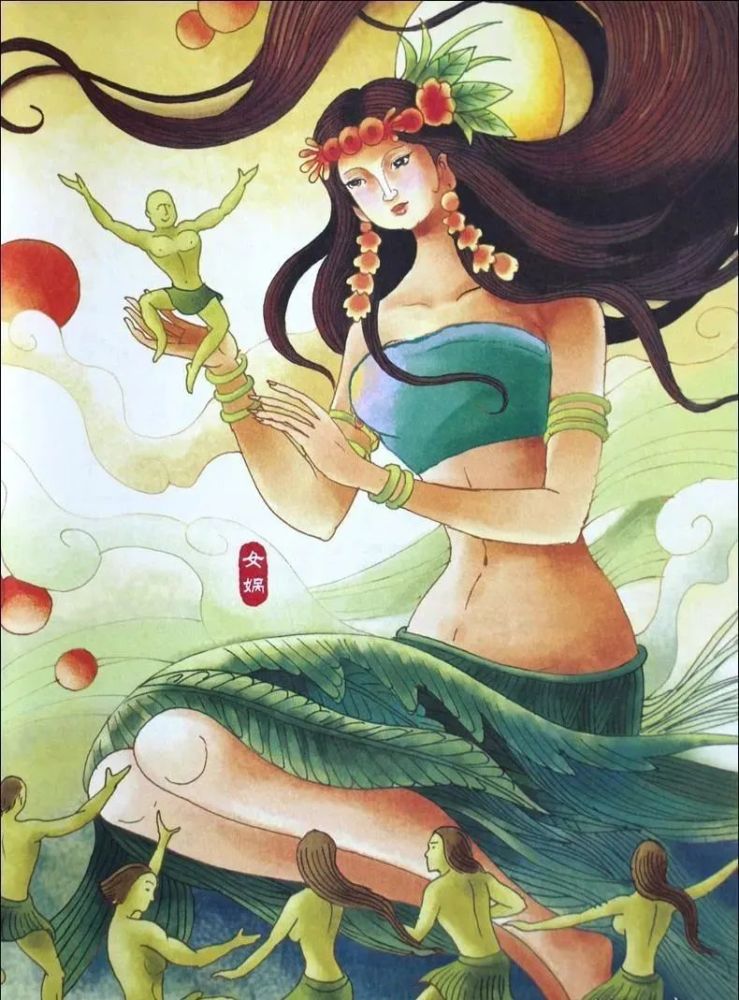 中国神话故事第2集女娲造人