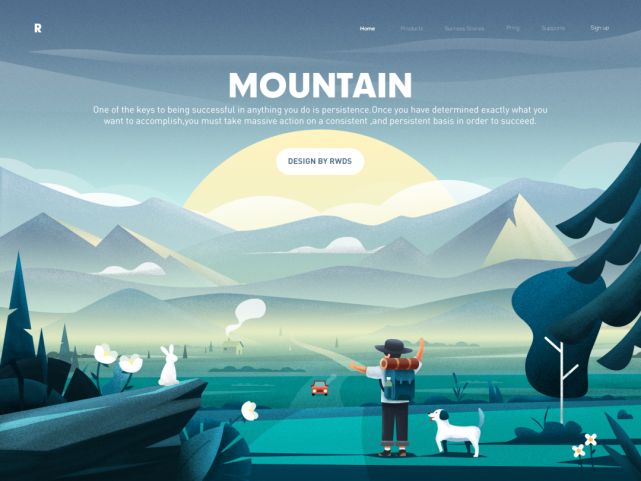 盘点了今年大火的8种插画风格