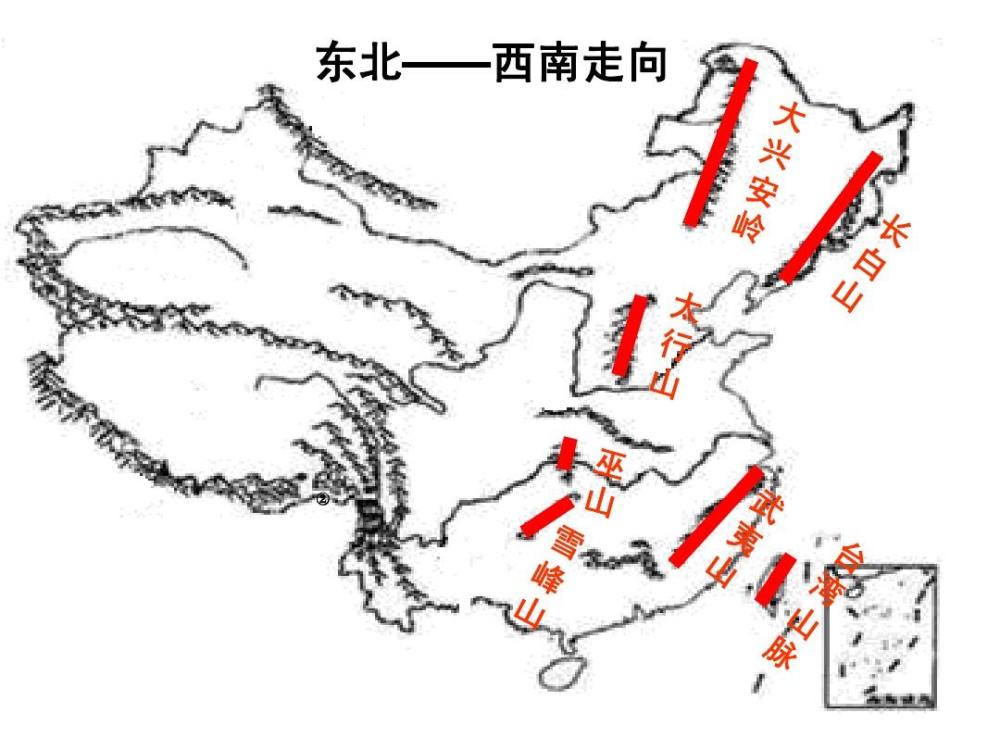 太行山脉走向地图全图图片