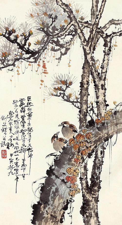 岭南画派大师高剑父花鸟画精选集欣赏