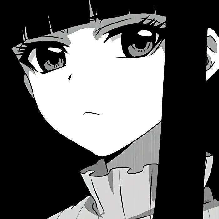 黑白二次元女头