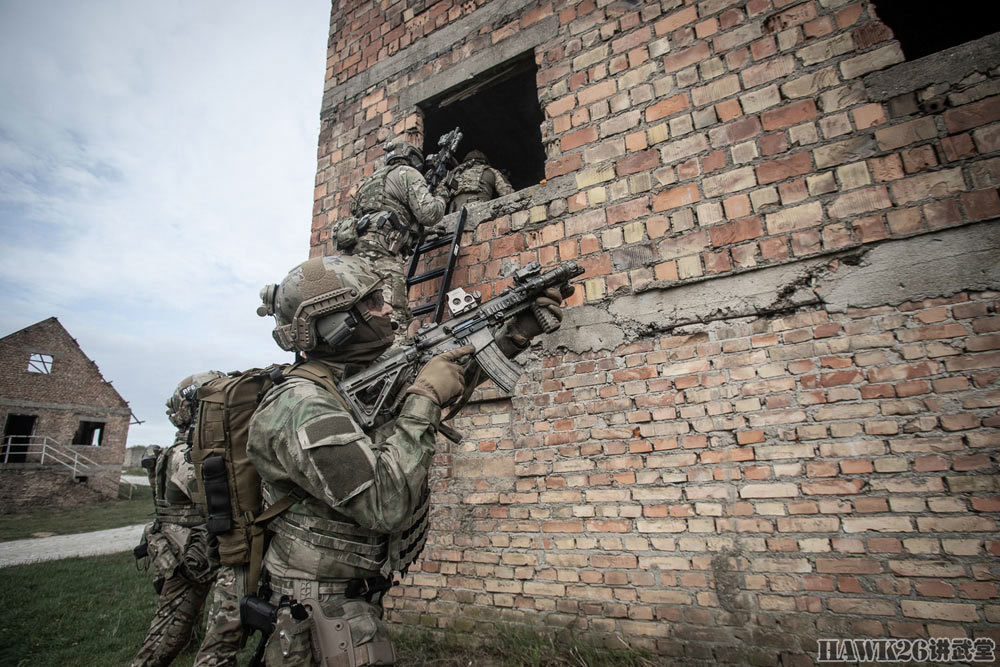波兰jwk特种部队发布宣传照纪念建队60周年构图精美堪称艺术品