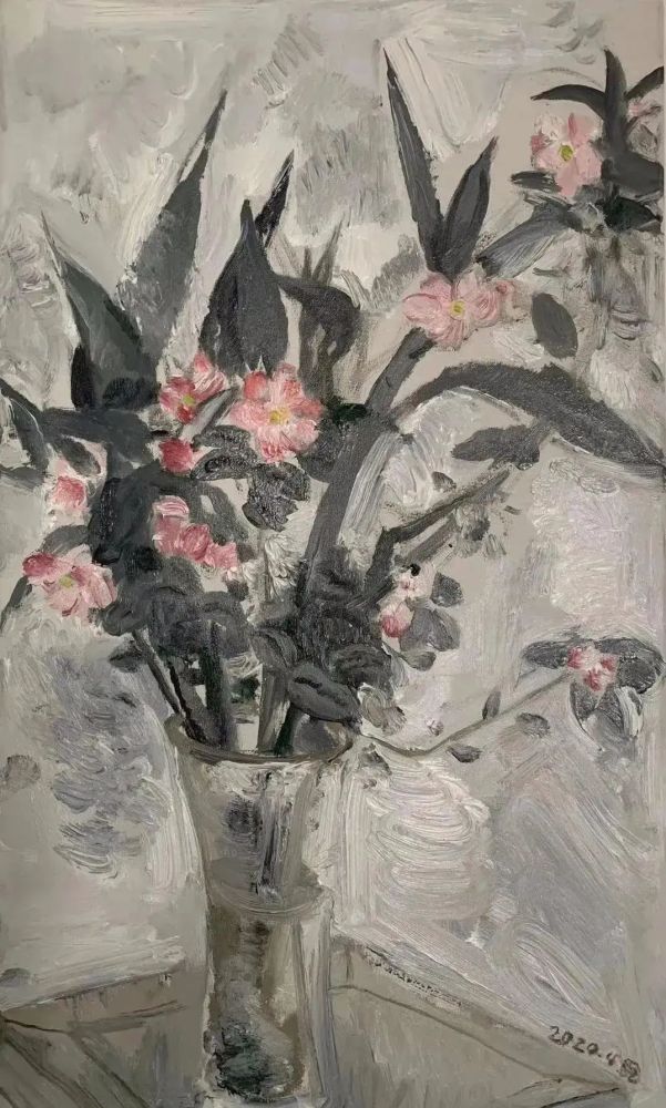 艺推王琨油画写生作品