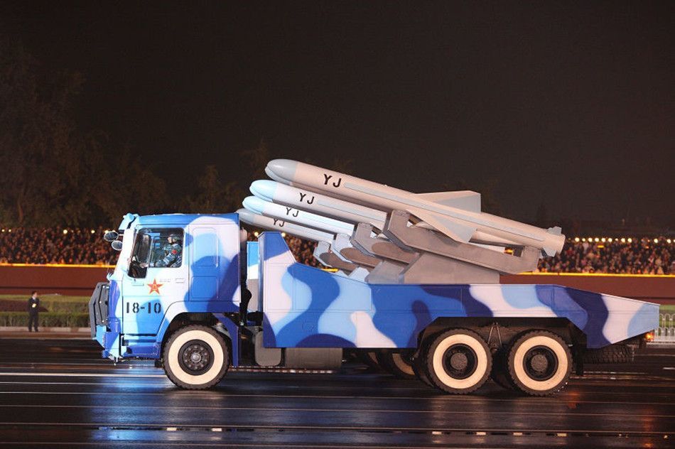 鹰击83由于其技术底色绝对不低仍是护卫舰标准的反舰导弹