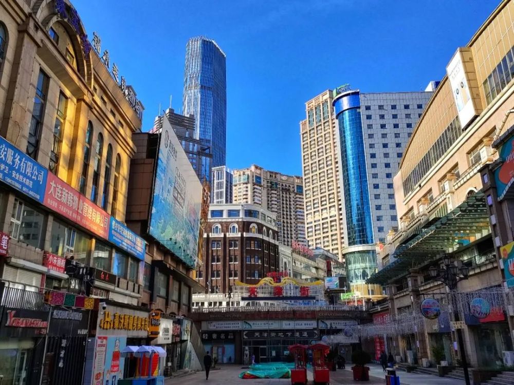 大连商业发祥地历史悠久的大连天津街
