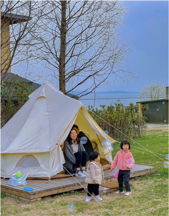 蘇州探店太湖濟州島風臨湖帳篷咖啡館