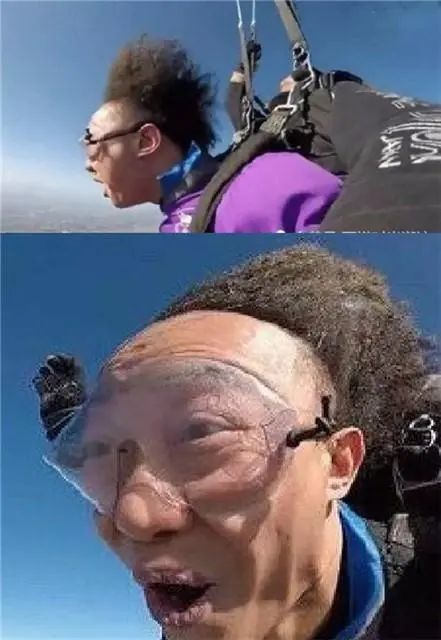 中年男星秃头灾情惨重头顶稀疏能反光后脑勺都没几根毛