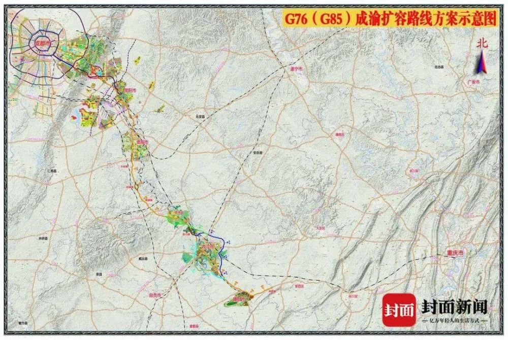 璧山重大交通項目進展有璧山機場黛山大道北延伸線