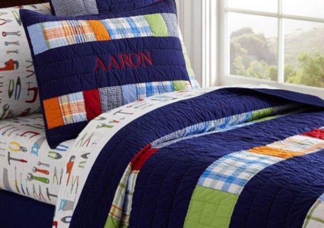 简单漂亮的方格拼布被子,新手小白也能轻松学会,你不试试吗?