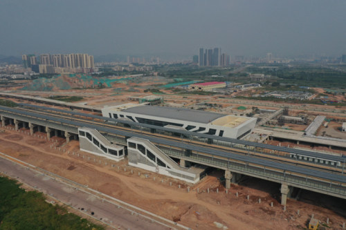 "电子芯片"设计炫酷!赣深高铁仲恺站站房充满科技感