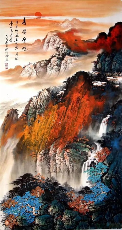 名家陈晓峰山水画精选集欣赏