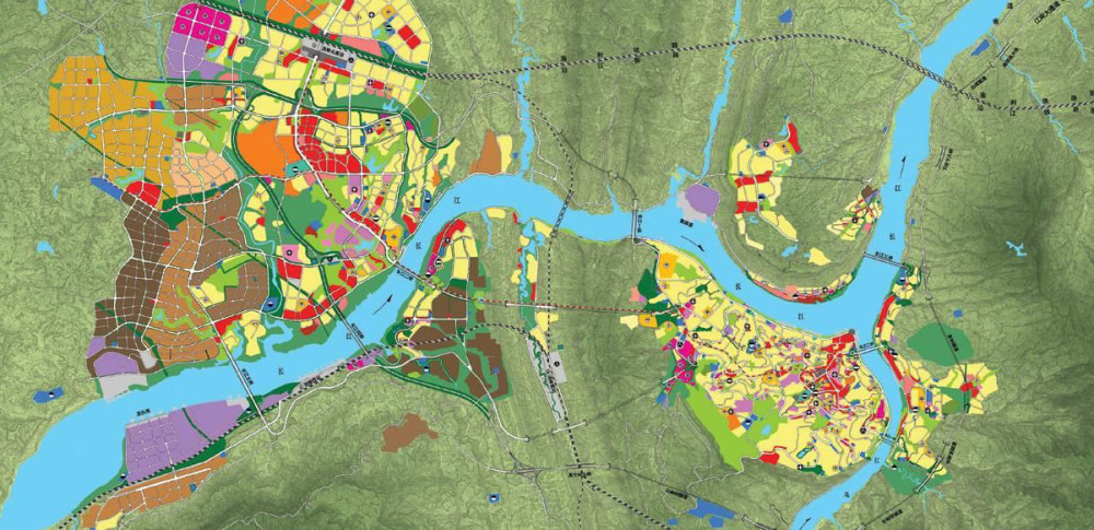 涪陵城市规划图图片