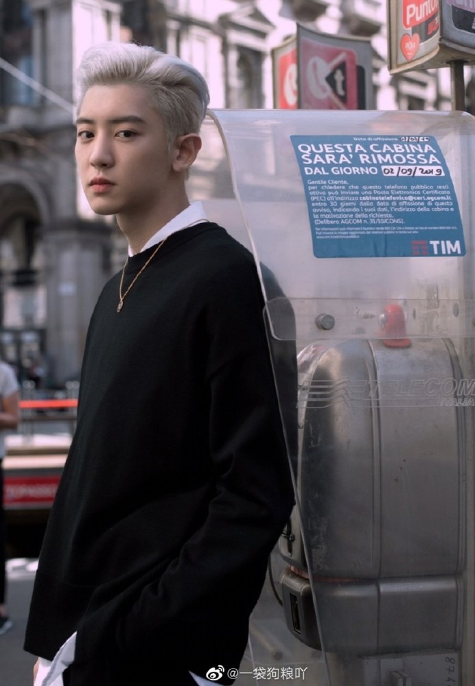 精选朴灿烈壁纸银发王子