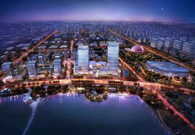 日月湖畔，地标之上